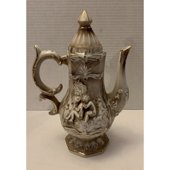 Style Tea-Coffee-chocolate  Vintage Porcelain Set Of 15 - Picture 4 of 16